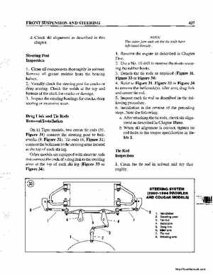 1990-1998 Arctic Cat Snowmobiles Repair Manual, Page 437