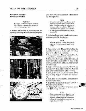 1990-1998 Arctic Cat Snowmobiles Repair Manual, Page 447