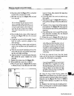 1990-1998 Arctic Cat Snowmobiles Repair Manual, Page 459