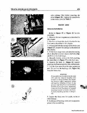 1990-1998 Arctic Cat Snowmobiles Repair Manual, Page 469