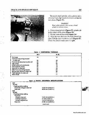 1990-1998 Arctic Cat Snowmobiles Repair Manual, Page 475