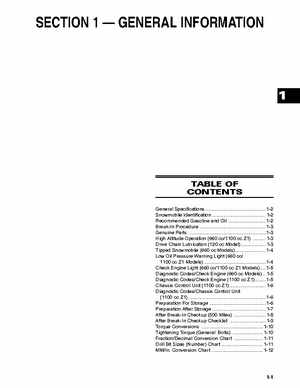 2007 Arctic Cat Four-Stroke Factory Service Manual, Page 1