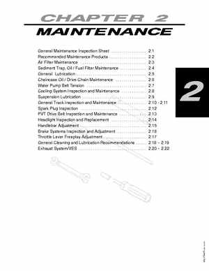 2003 Polaris Deep Snow Snowmobiles Service Manual, Page 33