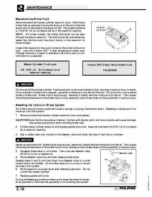 2003 Polaris Deep Snow Snowmobiles Service Manual, Page 49