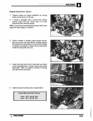2003 Polaris Deep Snow Snowmobiles Service Manual, Page 66