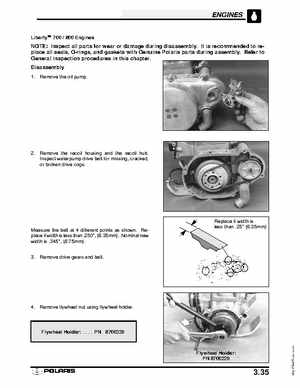 2003 Polaris Deep Snow Snowmobiles Service Manual, Page 92