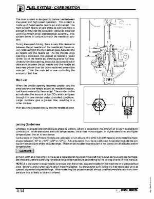 2003 Polaris Deep Snow Snowmobiles Service Manual, Page 141