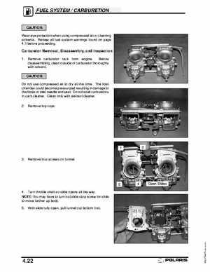 2003 Polaris Deep Snow Snowmobiles Service Manual, Page 149