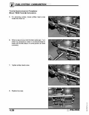 2003 Polaris Deep Snow Snowmobiles Service Manual, Page 155