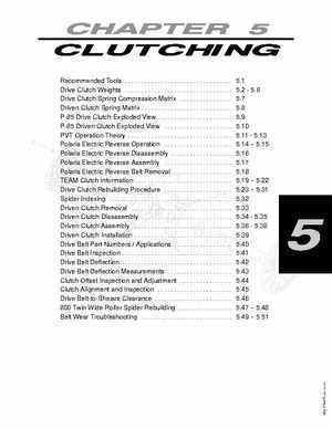 2003 Polaris Deep Snow Snowmobiles Service Manual, Page 161