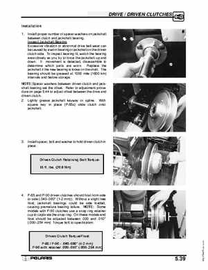 2003 Polaris Deep Snow Snowmobiles Service Manual, Page 200