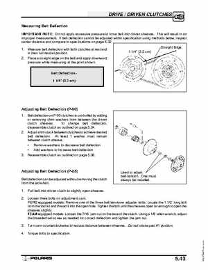 2003 Polaris Deep Snow Snowmobiles Service Manual, Page 204