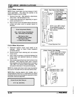 2003 Polaris Deep Snow Snowmobiles Service Manual, Page 205