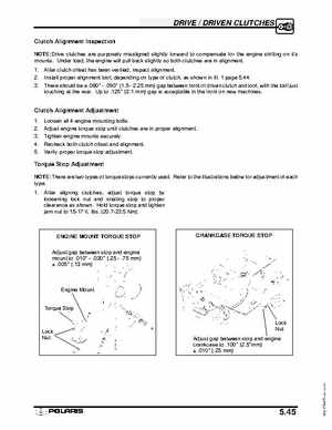 2003 Polaris Deep Snow Snowmobiles Service Manual, Page 206