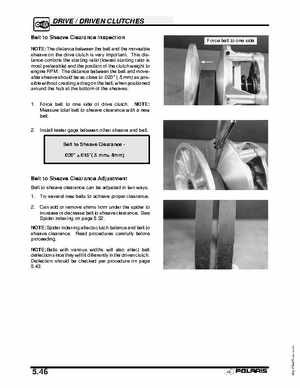 2003 Polaris Deep Snow Snowmobiles Service Manual, Page 207