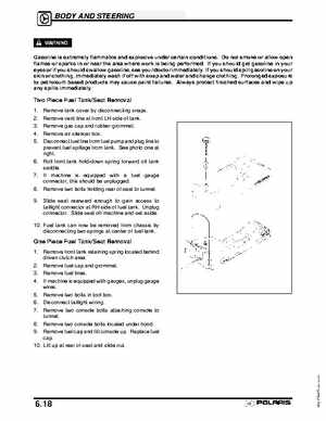 2003 Polaris Deep Snow Snowmobiles Service Manual, Page 232