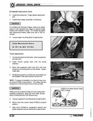 2003 Polaris Deep Snow Snowmobiles Service Manual, Page 310