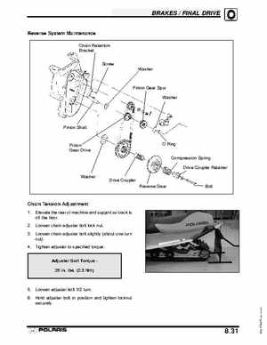 2003 Polaris Deep Snow Snowmobiles Service Manual, Page 315