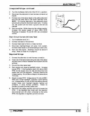2003 Polaris Deep Snow Snowmobiles Service Manual, Page 337