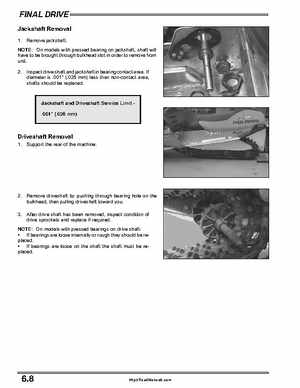 2004 Polaris Pro X Factory Service Manual, Page 150