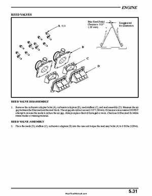 2005 Polaris Deep Snow Factory Service Manual, Page 136