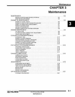 2006-2008 Polaris Snowmobiles FS/FST Service Manual., Page 45