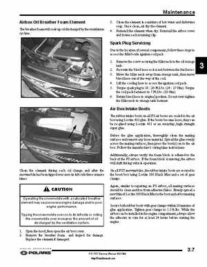 2006-2008 Polaris Snowmobiles FS/FST Service Manual., Page 51