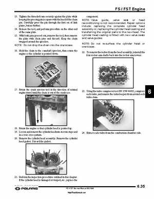 2006-2008 Polaris Snowmobiles FS/FST Service Manual., Page 161