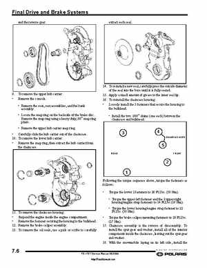 2006-2008 Polaris Snowmobiles FS/FST Service Manual., Page 176