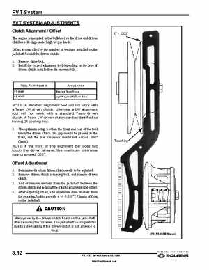 2006-2008 Polaris Snowmobiles FS/FST Service Manual., Page 196
