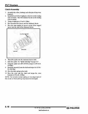 2006-2008 Polaris Snowmobiles FS/FST Service Manual., Page 200