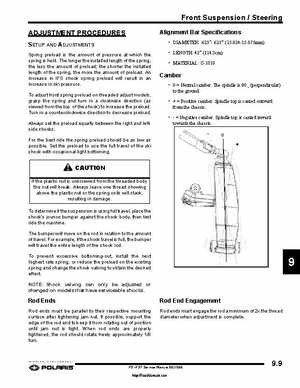 2006-2008 Polaris Snowmobiles FS/FST Service Manual., Page 213