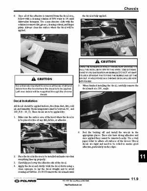 2006-2008 Polaris Snowmobiles FS/FST Service Manual., Page 273