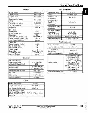 2007-2011 Polaris IQ Snowmobiles Service Manual, Page 43
