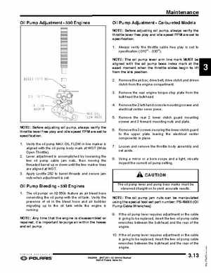 2007-2011 Polaris IQ Snowmobiles Service Manual, Page 139