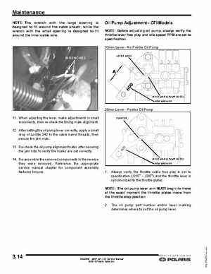 2007-2011 Polaris IQ Snowmobiles Service Manual, Page 140