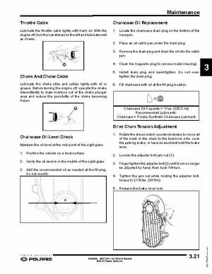 2007-2011 Polaris IQ Snowmobiles Service Manual, Page 147
