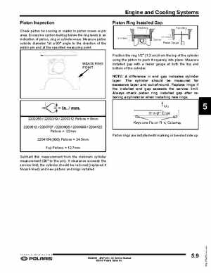 2007-2011 Polaris IQ Snowmobiles Service Manual, Page 225