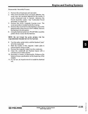 2007-2011 Polaris IQ Snowmobiles Service Manual, Page 249
