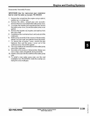 2007-2011 Polaris IQ Snowmobiles Service Manual, Page 255