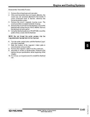 2007-2011 Polaris IQ Snowmobiles Service Manual, Page 261