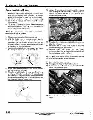 2007-2011 Polaris IQ Snowmobiles Service Manual, Page 272