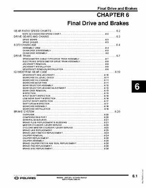 2007-2011 Polaris IQ Snowmobiles Service Manual, Page 287