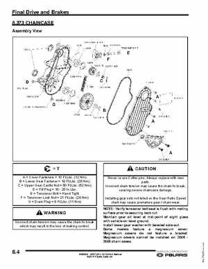 2007-2011 Polaris IQ Snowmobiles Service Manual, Page 290