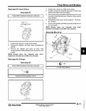 2007-2011 Polaris IQ Snowmobiles Service Manual, Page 297