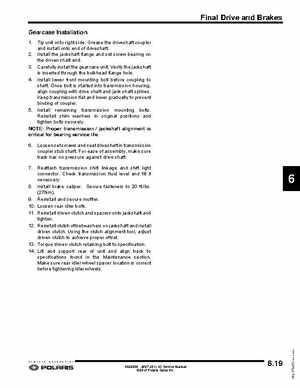 2007-2011 Polaris IQ Snowmobiles Service Manual, Page 305