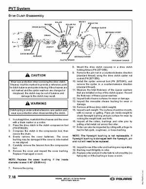 2007-2011 Polaris IQ Snowmobiles Service Manual, Page 330