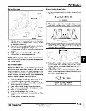 2007-2011 Polaris IQ Snowmobiles Service Manual, Page 331