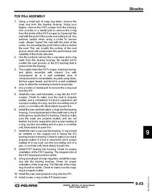 2007-2011 Polaris IQ Snowmobiles Service Manual, Page 439