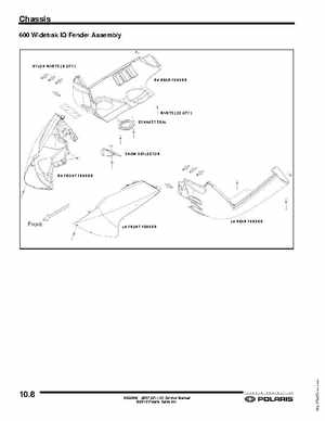 2007-2011 Polaris IQ Snowmobiles Service Manual, Page 448